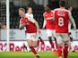 Rotherham United's Jamie Lindsay celebrates scoring their first goal against Derby on January 16, 2021