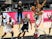 Houston Rockets guard Sterling Brown drives to the basket against San Antonio Spurs forwards LaMarcus Aldridge on January 15, 2021 