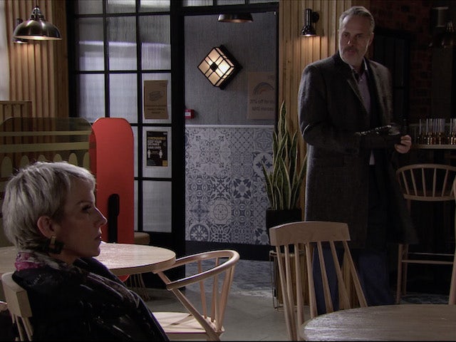 Ray on the second episode of Coronation Street on January 20, 2021