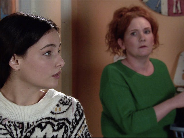 Alina and Fiz on the second episode of Coronation Street on February 3, 2021