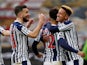 Matheus Pereira celebrates scoring for West Bromwich Albion against Wolverhampton Wanderers in the Premier League on January 16, 2021