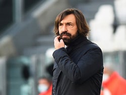 Juventus head coach Andrea Pirlo pictured on January 24, 2021