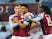 Aston Villa's Ollie Watkins celebrates scoring their first goal with Ross Barkley and Bertrand Traore on January 23, 2021