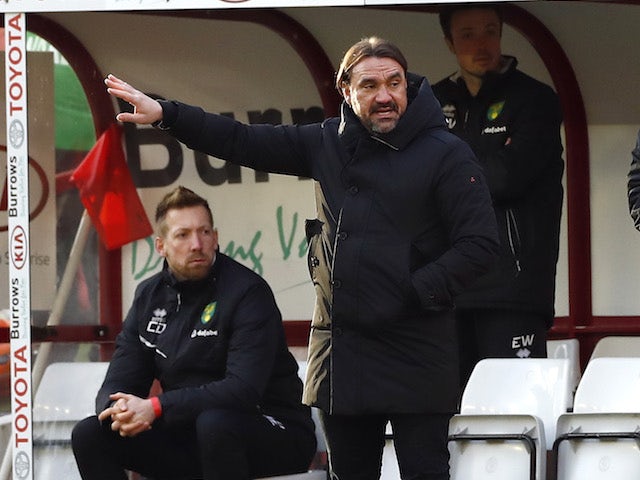 Norwich City manager Daniel Farke pictured on January 23, 2021