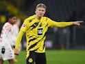 Erling Braut Haaland in action for Borussia Dortmund on January 16, 2021