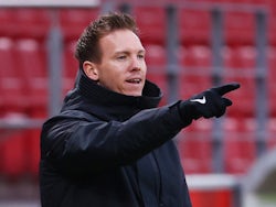 RB Leipzig coach Julian Nagelsmann pictured on January 23, 2021