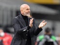 AC Milan manager Stefano Pioli pictured on January 23, 2021