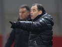 Angers manager Stephane Moulin pictured in January 2021