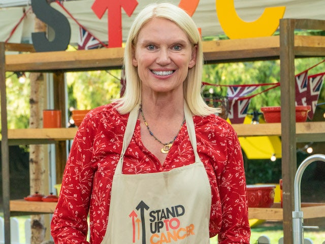 Anneka Rice on The Great Celebrity Bake Off for Stand Up To Cancer 2021