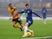 Chelsea's Ben Chilwell in action with Wolverhampton Wanderers's Adama Traore in the Premier League on January 27, 2021
