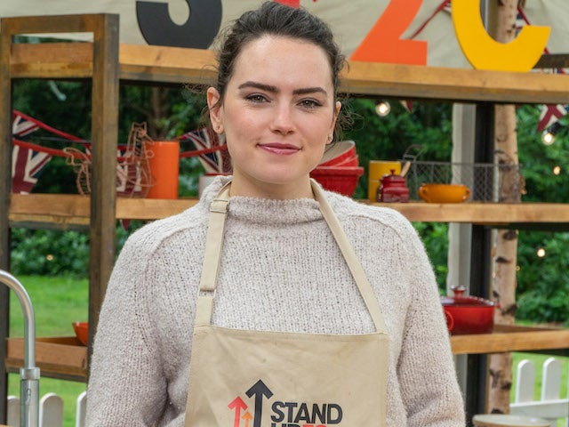 Daisy Ridley on The Great Celebrity Bake Off for Stand Up To Cancer 2021