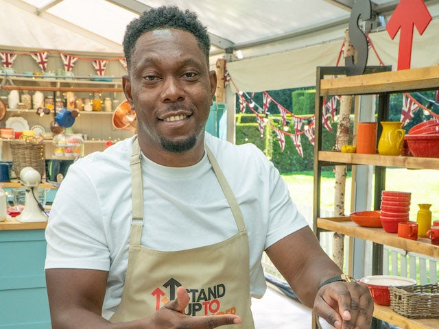 Dizzee Rascal on The Great Celebrity Bake Off for Stand Up To Cancer 2021