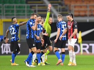 European roundup: Ibrahimovic sent off as Inter beat AC Milan in Coppa Italia