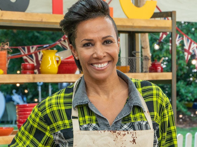 Kelly Holmes on The Great Celebrity Bake Off for Stand Up To Cancer 2021