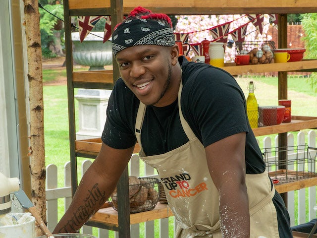 KSI on The Great Celebrity Bake Off for Stand Up To Cancer 2021