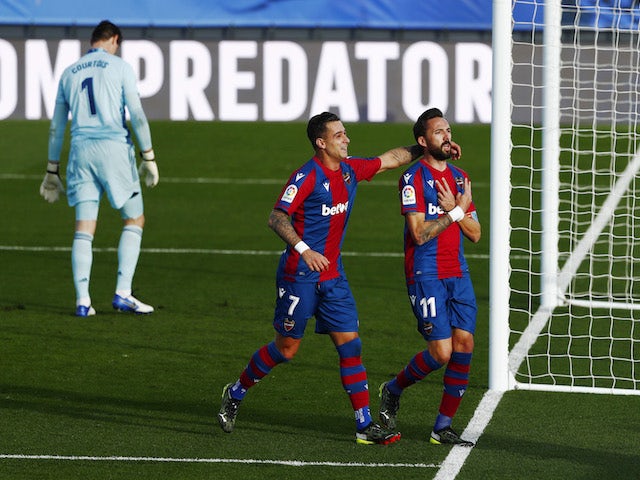 Result: Levante shock 10-man Real Madrid to dent Blancos title hopes