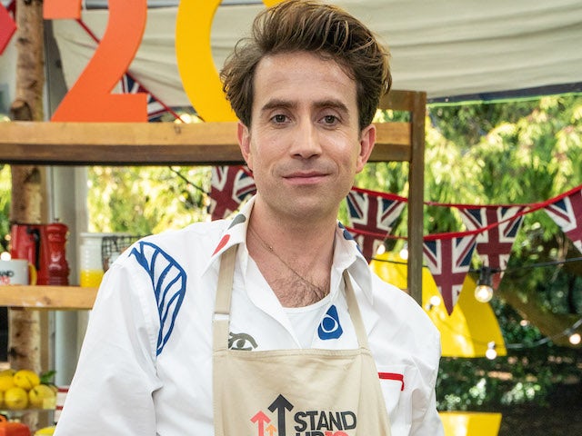 Nick Grimshaw on The Great Celebrity Bake Off for Stand Up To Cancer 2021