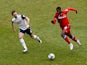 Reading's Lucas Joao in action with Preston North End's Ben Davies in January 2021