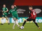  Bournemouth's Chris Mepham in action with Sheffield Wednesday's Callum Paterson in the Championship on February 2, 2021