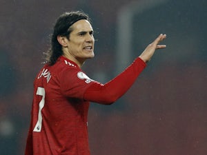 Cavani withdraws from Man United squad for Milan clash