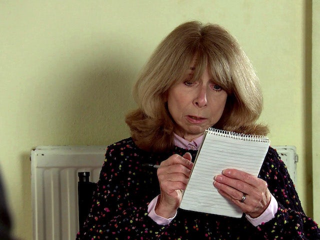 Gail on the first episode of Coronation Street on February 10, 2021