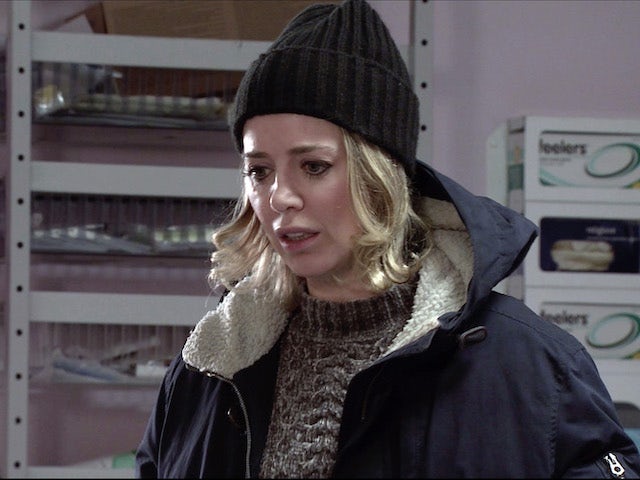 Abi on the second episode of Coronation Street on February 17, 2021