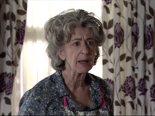 Evelyn on the first episode of Coronation Street on February 15, 2021