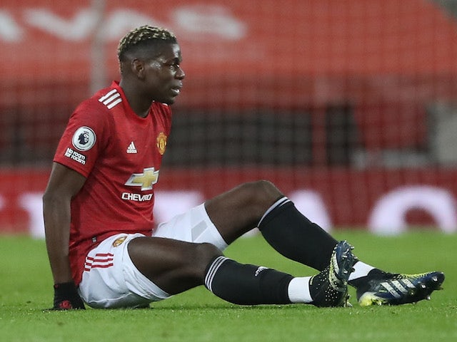 Manchester United's Paul Pogba still out for 