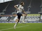 Tottenham Hotspur's Harry Kane celebrates scoring against West Bromwich Albion in the Premier League on February 7, 2021