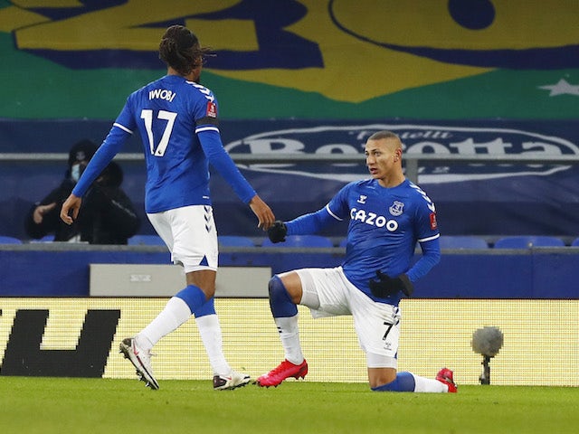 Result: Everton win nine-goal thriller against Tottenham to progress in FA Cup