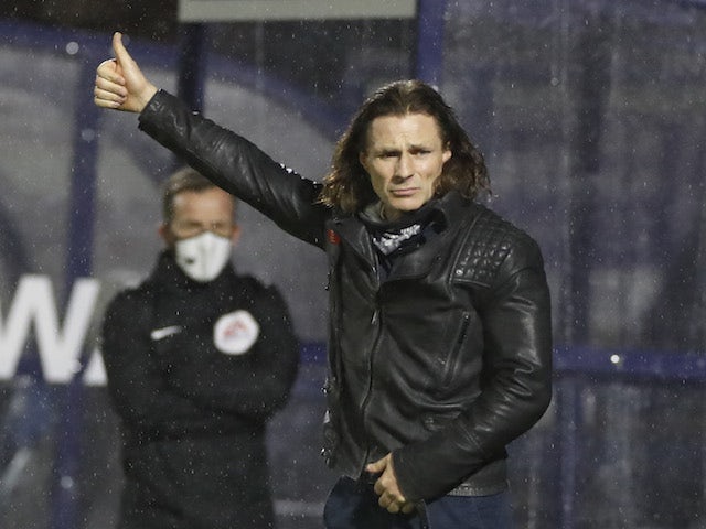 Wycombe Wanderers manager Gareth Ainsworth pictured in February 2021