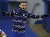 Hakim Ziyech in action for Chelsea on January 27, 2021