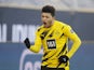 Borussia Dortmund winger Jadon Sancho pictured on February 13, 2021
