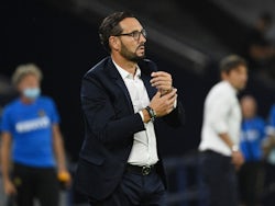 Getafe head coach Jose Bordalas pictured in August 2020