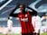 Eintracht Frankfurt's Obite Ndicka celebrates scoring their second goal on February 14, 2021