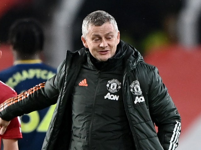 Manchester United manager Ole Gunnar Solskjaer pictured in February 2021