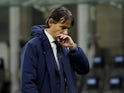 Lazio coach Simone Inzaghi pictured on February 14, 2021
