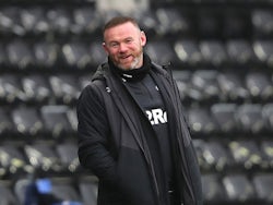 Derby County manager Wayne Rooney pictured on February 13, 2021