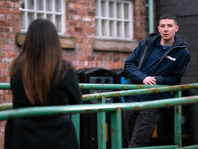 Jacob on the first episode of Coronation Street on March 5, 2021