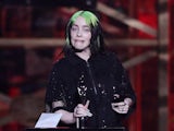 Billie Eilish pictured at the Brits in February 2020