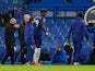 Chelsea's Tammy Abraham goes off injured against Newcastle United on February 15, 2021