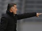 Lille coach Christophe Galtier in the Europa League on February 18, 2021