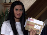 Alya on the first episode of Coronation Street on February 22, 2021