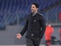 Arsenal manager Mikel Arteta in the Europa League on February 18, 2021