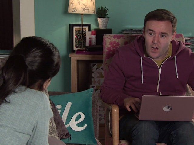Tyrone on the second episode of Coronation Street on March 5, 2021