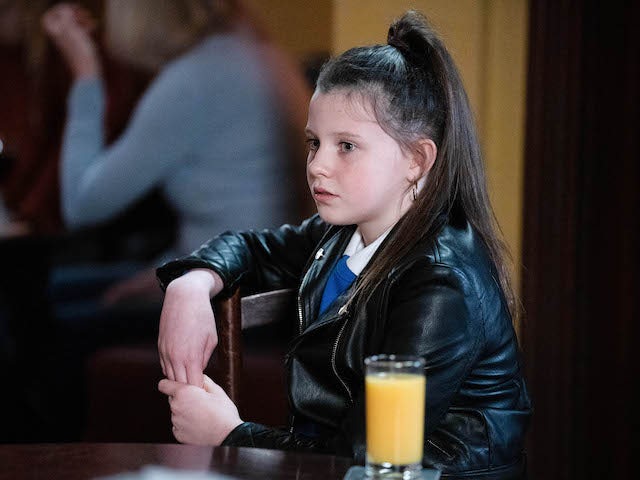 Lily on EastEnders on February 25, 2021