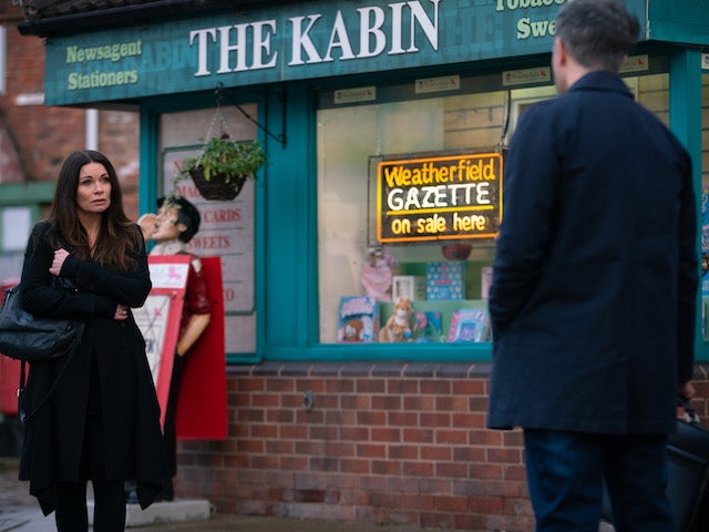 Carla on the second episode of Coronation Street on February 24, 2021