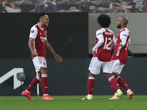 Arsenal 3-2 Benfica: Aubameyang nets late winner to send Arteta's side through