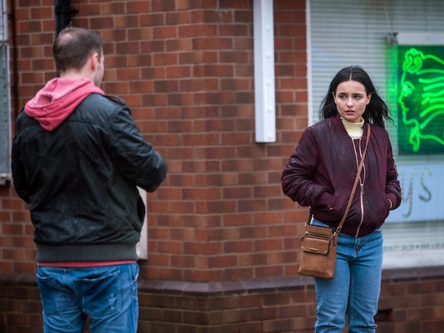 Alina on the first episode of Coronation Street on March 10, 2021