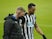 Newcastle United's Callum Wilson after being substituted due to injury in February 2021